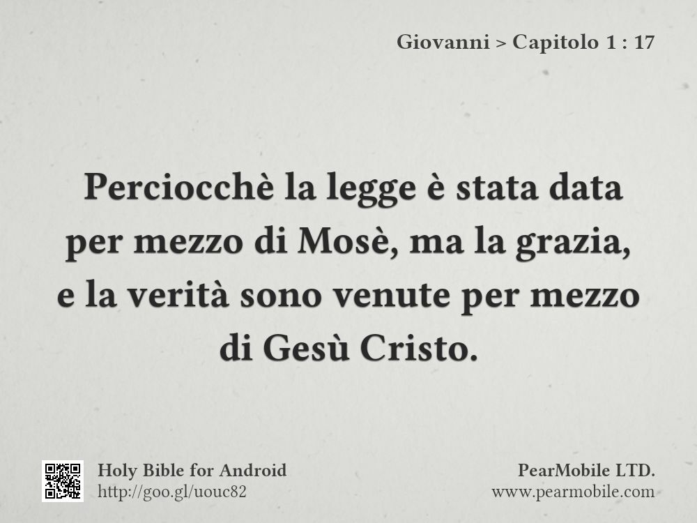 Giovanni, Capitolo 1:17